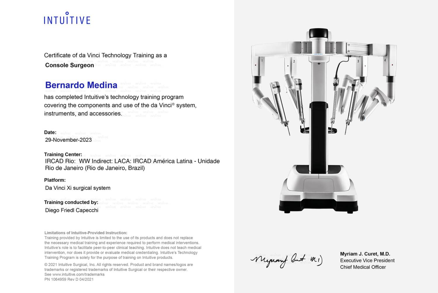 Certificacao Robotica
